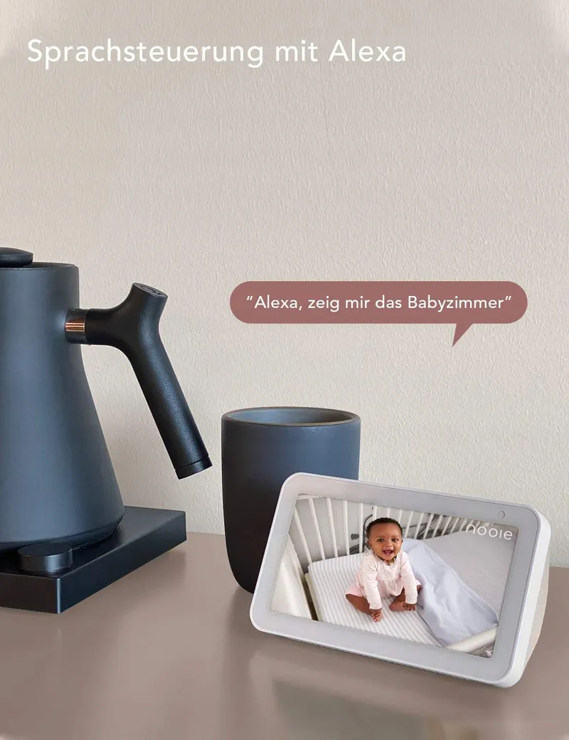 NOOIE Babyfooncamera 360 WiFi 1080P HD Nachtzicht Alexa — foto 6