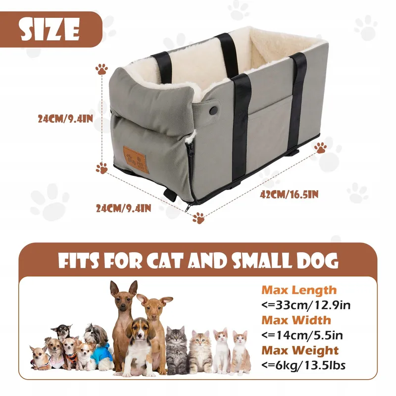 PETCOMFORT Autostoel Honden Katten Tot 6kg Reizen — foto 3