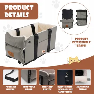 PETCOMFORT Autostoel Honden Katten Tot 6kg Reizen — miniatuur 4