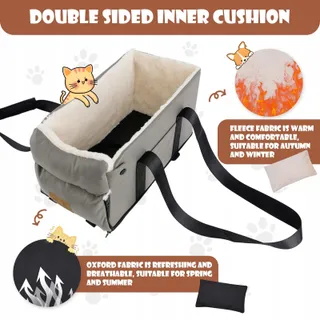 PETCOMFORT Autostoel Honden Katten Tot 6kg Reizen — miniatuur 6