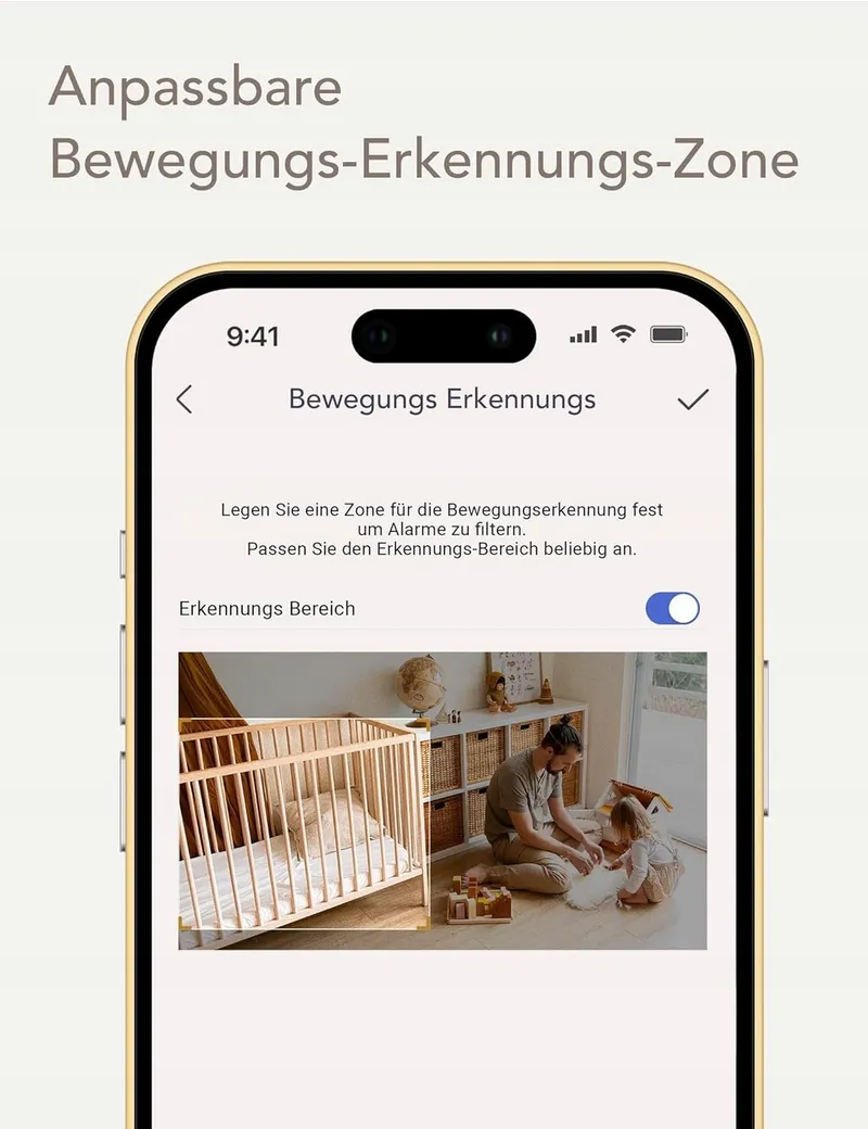 NOOIE Babyfoon WiFi 1080P HD Nachtzicht Alexa Bewegingsdetectie β foto 6