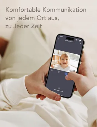 NOOIE Babyfoon WiFi 1080P HD Nachtzicht Alexa Bewegingsdetectie — miniatuur 5
