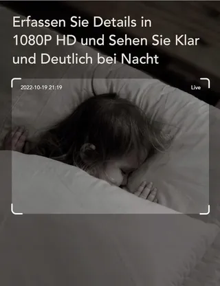 NOOIE Babyfoon WiFi 1080P HD Nachtzicht Alexa Bewegingsdetectie — miniatuur 4