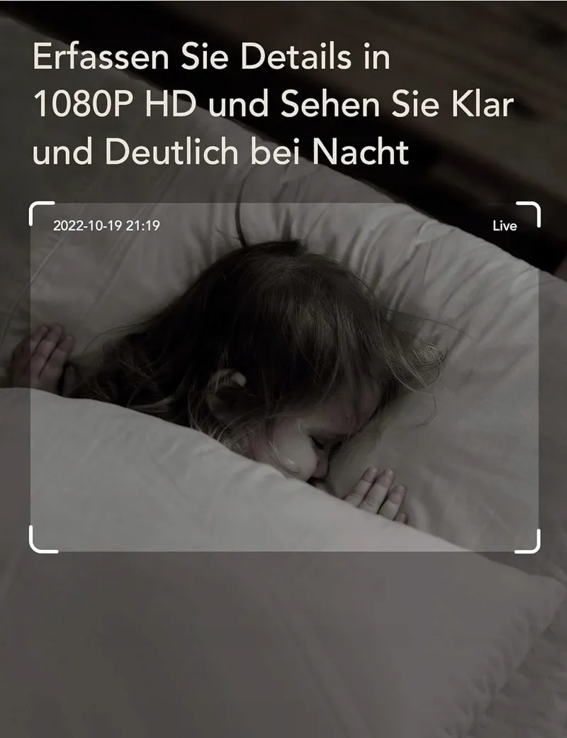 NOOIE Babyfoon WiFi 1080P HD Nachtzicht Alexa Bewegingsdetectie β foto 4
