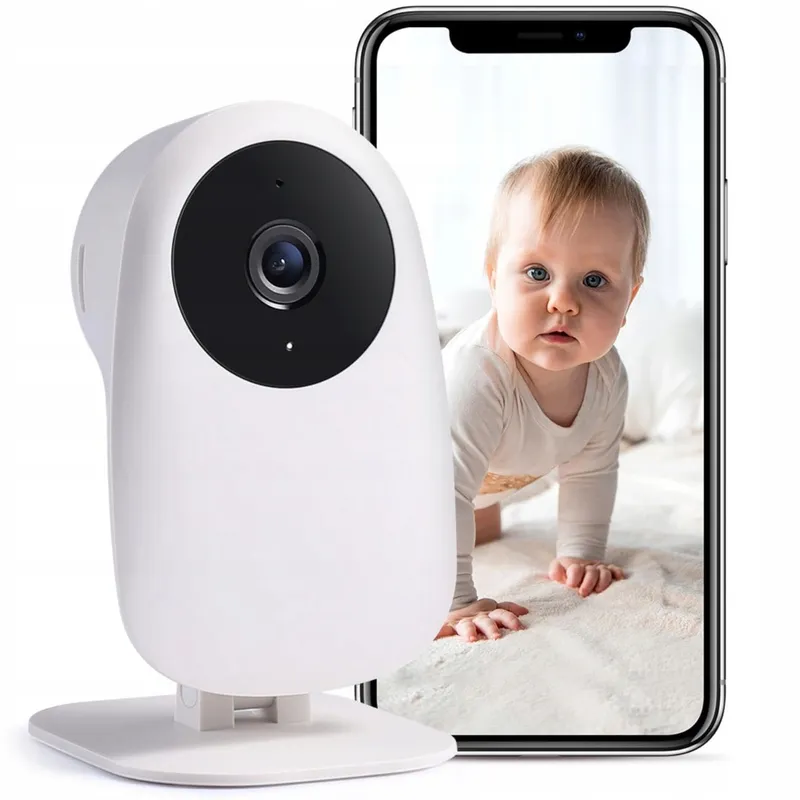 NOOIE Babyfoon WiFi 1080P HD Nachtzicht Alexa Bewegingsdetectie β foto 2