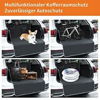 TOOZEY Kofferbakbescherming Voor Hond Universeel Antislip Zwart — miniatuur 5