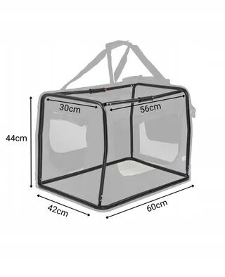 LIONTO Opvouwbare Transportbox Honden Katten tot 12kg Reizen Auto — miniatuur 10