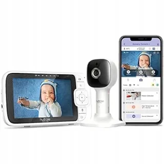 HUBBLE CONNECTED Babyfoon 5 Inch Camera 2-weg Communicatie Nacht — miniatuur 2