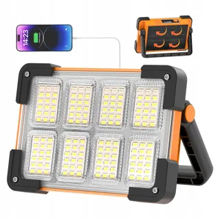 OHAYORI LED Schijnwerper Solar Draagbaar Accu Camping Lamp — miniatuur 8