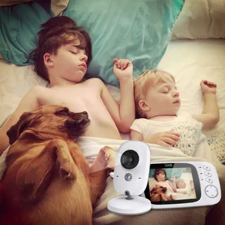 GHB Babyfoon Camera LCD 3.2 Inch VOX Modus 2-weg Communicatie — miniatuur 3