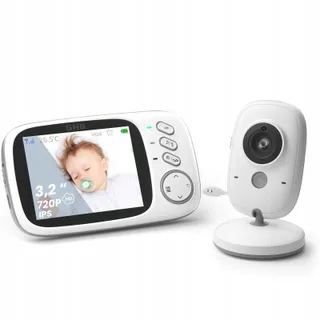 GHB Babyfoon Camera LCD 3.2 Inch VOX Modus 2-weg Communicatie — miniatuur 2