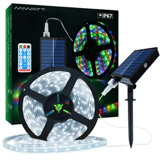 MIWATT LED Strip 10M IP67 Waterdicht 560 LED Koud Wit Tuin Zwembad — miniatuur 1