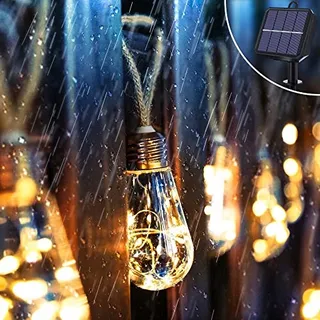 GEEMOO Solar LED Lichtsnoer IP65 6,4m Weerbestendig — miniatuur 9