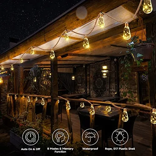 GEEMOO Solar LED Lichtsnoer IP65 6,4m Weerbestendig — foto 5
