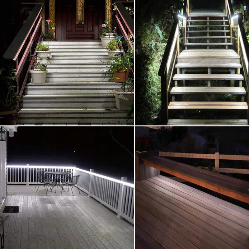 HOMELEO Solar LED Strip 6M 180LED Waterdicht 8 Standen Tuin Balkon — foto 4