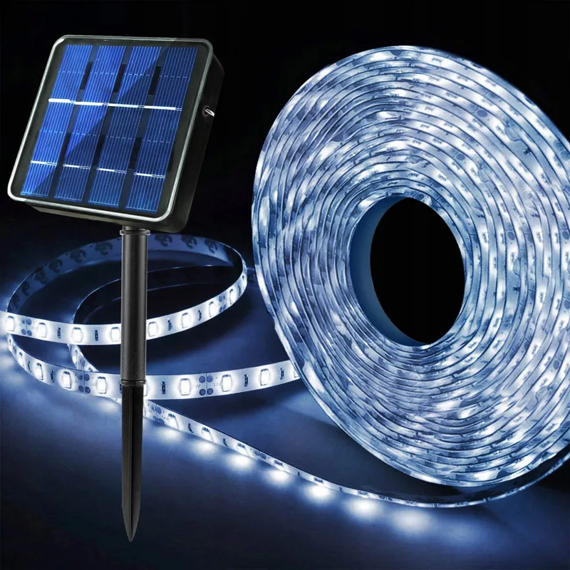HOMELEO Solar LED Strip 6M 180LED Waterdicht 8 Standen Tuin Balkon — foto 1