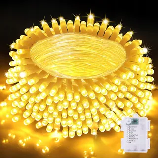 AURIOSTAR Lichtketting Buiten op Batterijen 20M 200 LED 8 Standen — miniatuur 1