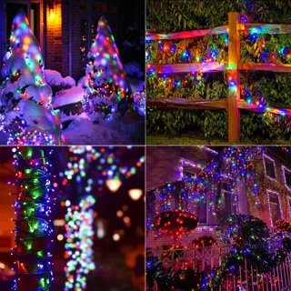 ACXILEXY Solar Lichtsnoer 22M 200 LED IP65 Tuin Balkon — miniatuur 6