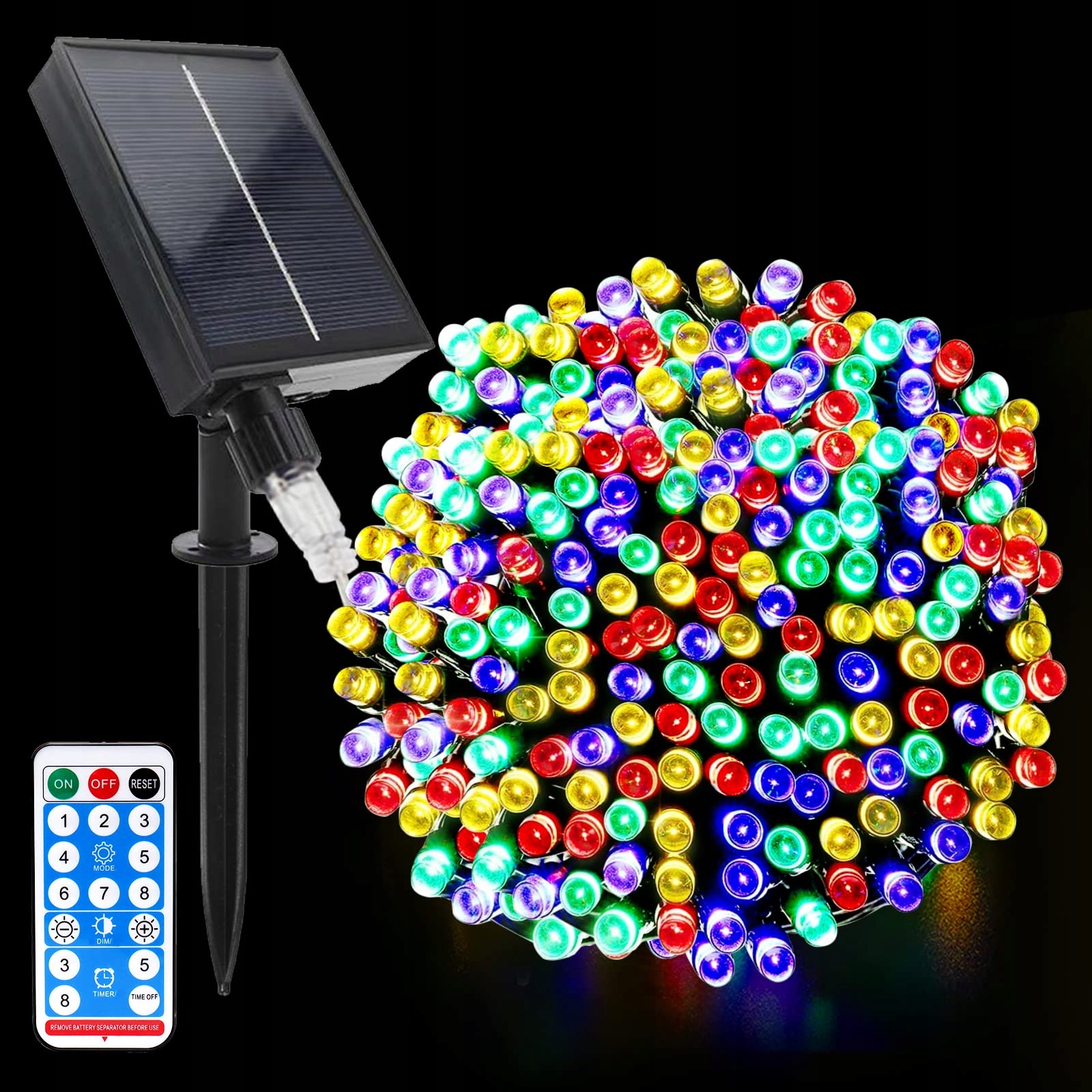ACXILEXY Solar Lichtsnoer 22M 200 LED IP65 Tuin Balkon
