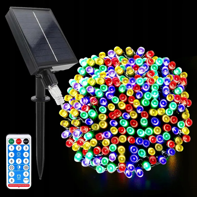 ACXILEXY Solar Lichtsnoer 22M 200 LED IP65 Tuin Balkon — foto 1