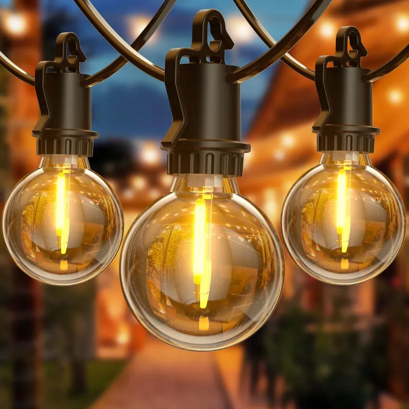 FIFLYING LED Lichtsnoer Buiten 8,8M 12+1 Lampen Balkon Tuin — foto 2