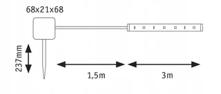 PAULMANN LED Strip Solar 3m Schemeringssensor Accu IP44 2700K — miniatuur 5