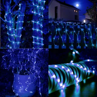 JIMACRO Solar LED Lichtslang Buiten IP65 Waterdicht 12m 100LED — miniatuur 7