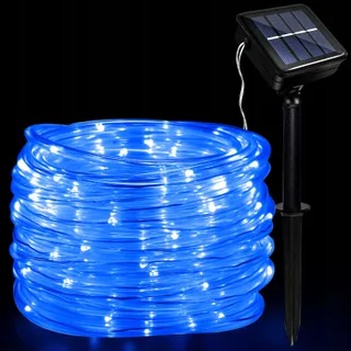 JIMACRO Solar LED Lichtslang Buiten IP65 Waterdicht 12m 100LED