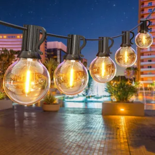 GPATIO LED Tuinlichtketting 18M 30+1 G40 IP45 Waterdicht — miniatuur 2