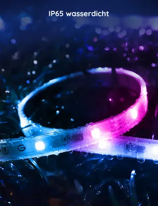 GOVEE LED Strip Buiten 10m IP65 RGBIC Alexa App Muziek — miniatuur 4