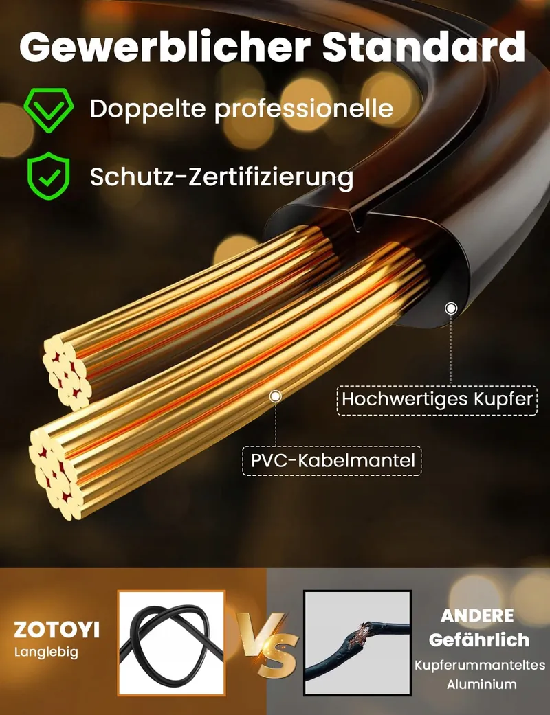 ZOTOYI LED Lichtketting 60M Waterdicht Tuin en Terras — foto 4