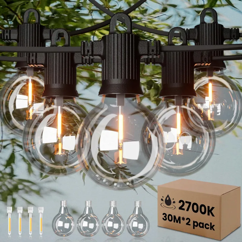 ZOTOYI LED Lichtketting 60M Waterdicht Tuin en Terras — foto 2