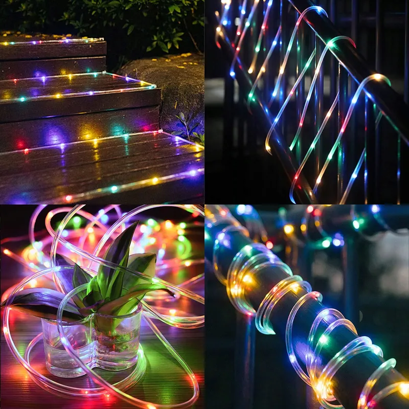 JIMACRO Solar LED Lichtketting 12m 100LED IP65 Waterdicht — foto 6