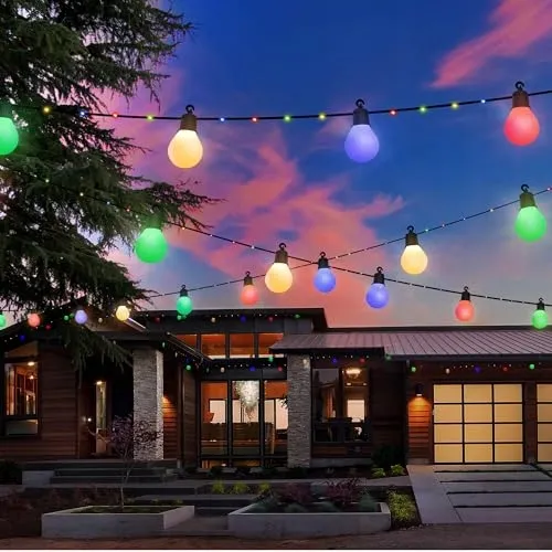 LITARK Solar Tuinverlichting 10m 100 LED Afstandsbediening USB Multicolor — foto 5