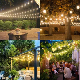 GLUROO LED Lichtketting Buiten 45,7m Waterdicht Tuin — miniatuur 8