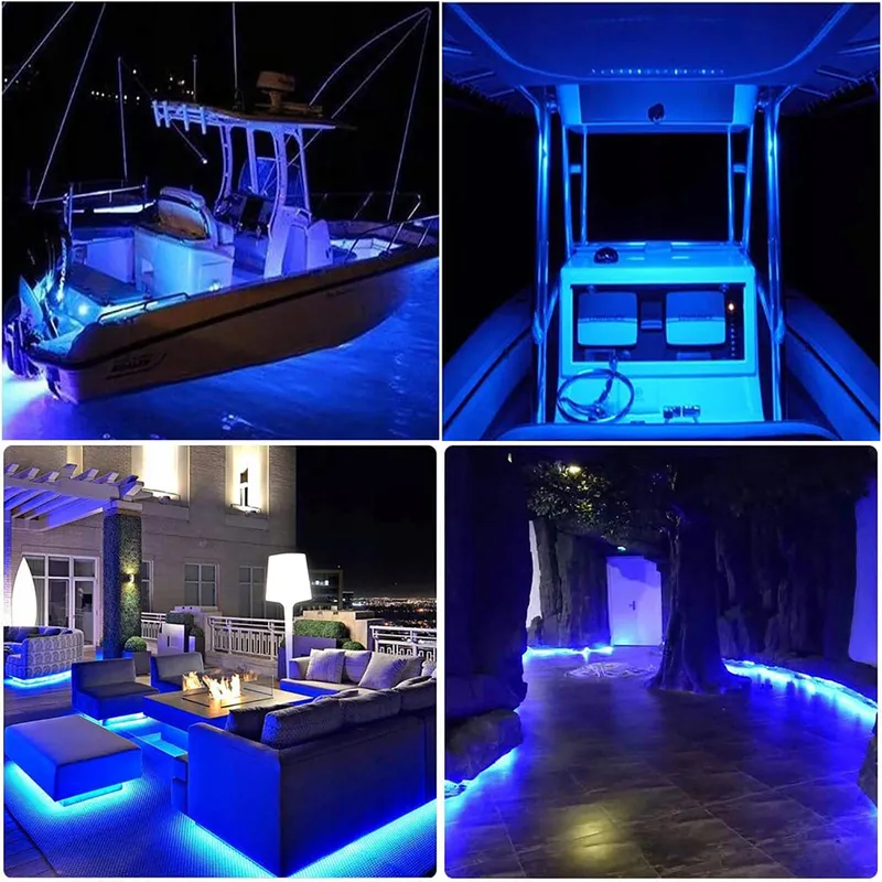 SOLAR LED Strip Buiten 5m 280 LED IP67 Waterdicht — foto 4