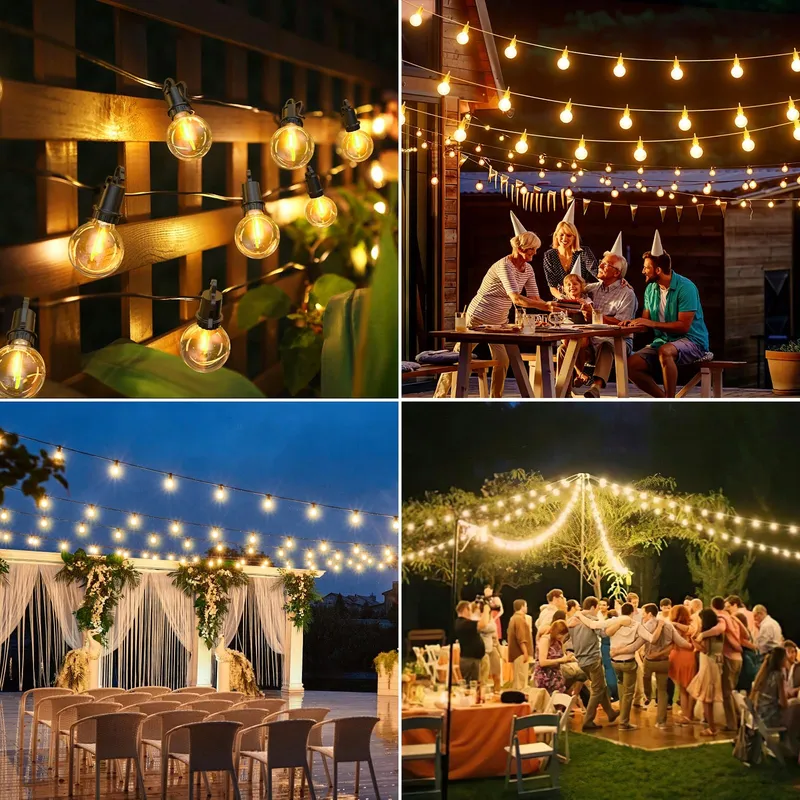 LED Lichtsnoer Buiten Balkon Tuin 32,7M 50 Lampen — foto 6