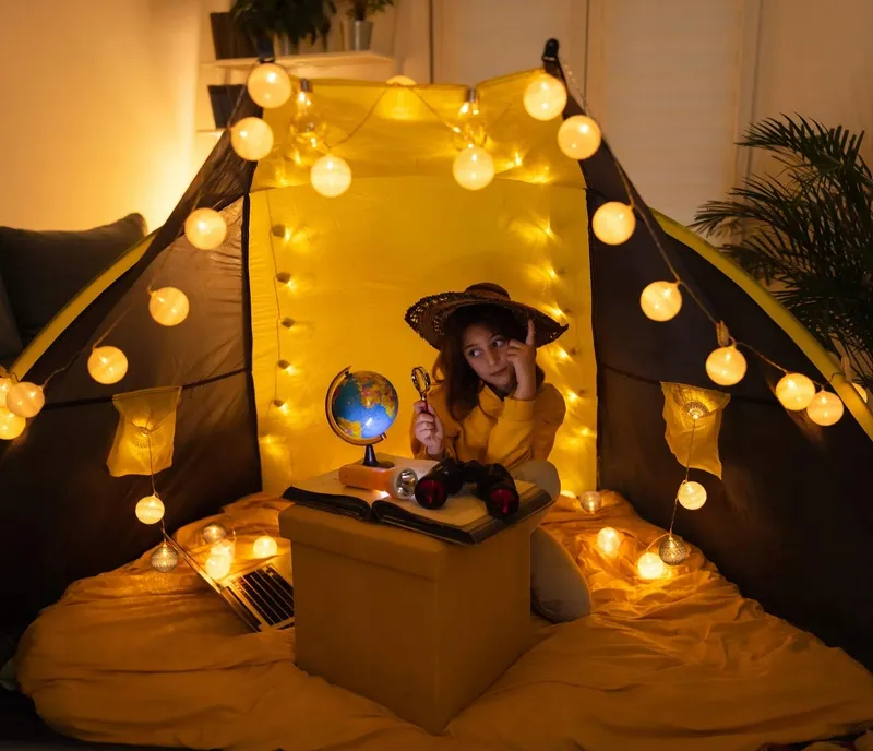 COZYHOME Solar Lampionnen 20 Stuks 7m 8 Modi Timer Warm Wit — foto 7