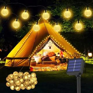 Solar Lichtketting Buiten 30 LED 81M IP65 Balkon Tuin — miniatuur 1