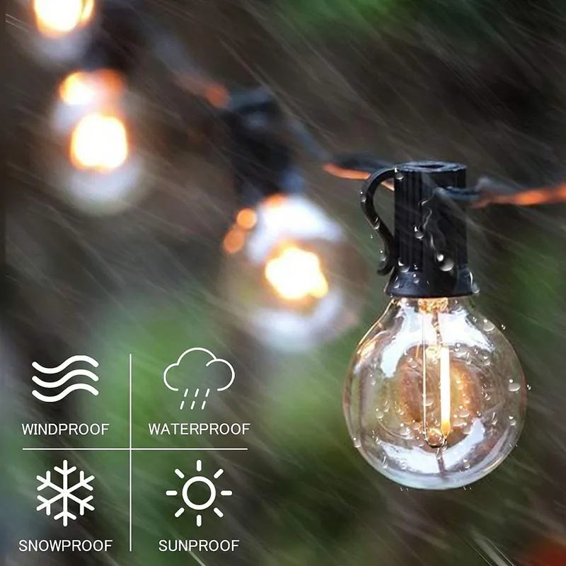 SVATER LED Lichtketting Buiten 45m 75+3 Lampen IP45 — foto 4