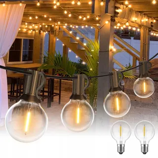 BOKIHUK LED Lichtketting 30M 50+2 Waterdicht Tuin — miniatuur 1