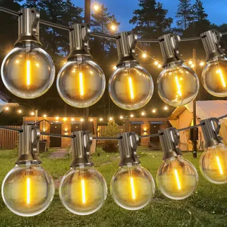 MIOOTLY LED Lichtsnoer Buiten 30M 46+4 LED Waterdicht Tuin Terras — miniatuur 2