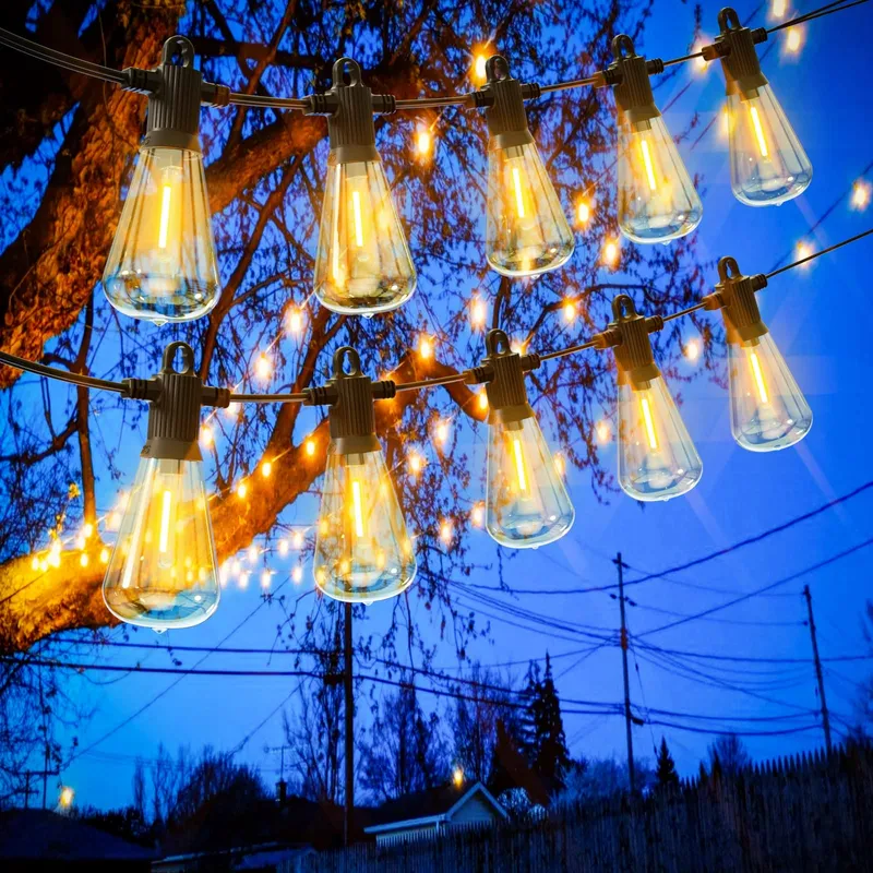 LED Lichtsnoer Buiten 7,6m IP65 Tuin Terras Balkon Bruiloft — foto 1