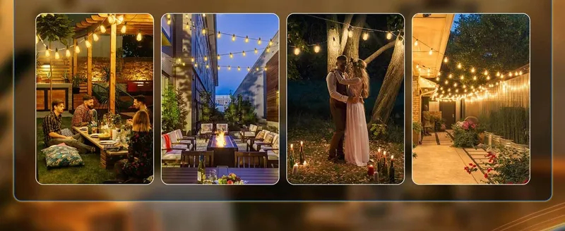 KAWAYA LED Lichtsnoer 30M 52 ST38 IP65 Tuin Terras Bruiloft — foto 9