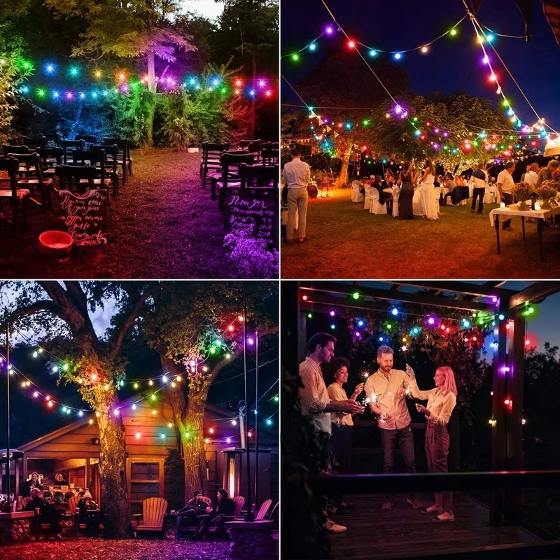 USEBER Solar Lichtsnoer 50LED 8 Standen Waterdicht Binnen Buiten — foto 6