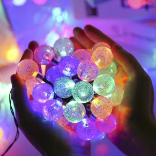USEBER Solar Lichtsnoer 50LED 8 Standen Waterdicht Binnen Buiten — miniatuur 3