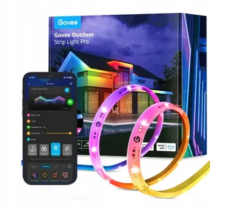 GOVEE Buiten LED Strip 20m IP65 RGBIC Alexa App Muziek Tuin Balkon — miniatuur 10