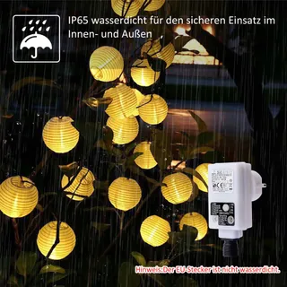 STARRYEVER LED Lampions Buiten 12M 11 Modi Afstandsbediening 40 LED — miniatuur 4