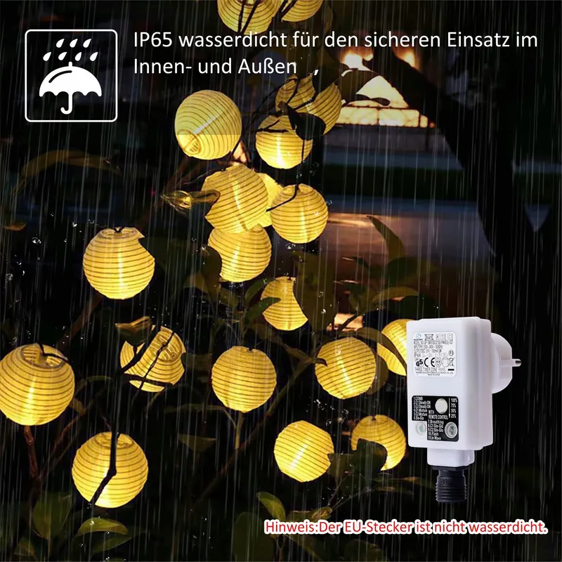 STARRYEVER LED Lampions Buiten 12M 11 Modi Afstandsbediening 40 LED — foto 4