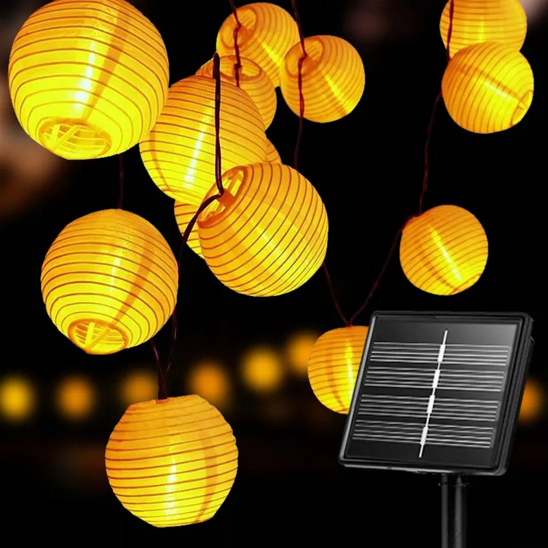 AUTING Solar LED Lampionnen Buiten 6M 20 LED 8 Modi — foto 2
